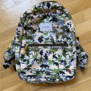 STATE Camo Dinosaur Backpack